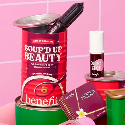Benefit Cosmetics Soup'd Up Beauty - Benetint, Hoola Bronzer and