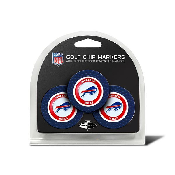 Team Golf Buffalo Bills 3-pack Poker Chip Ball Markers