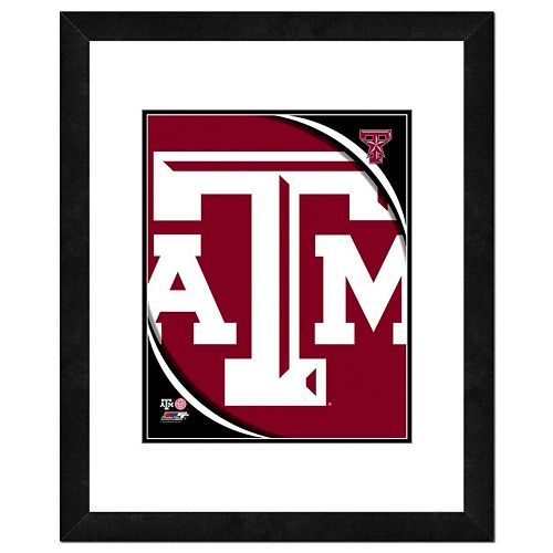 Texas A&M Aggies Team Logo Framed 11 x 14 Photo