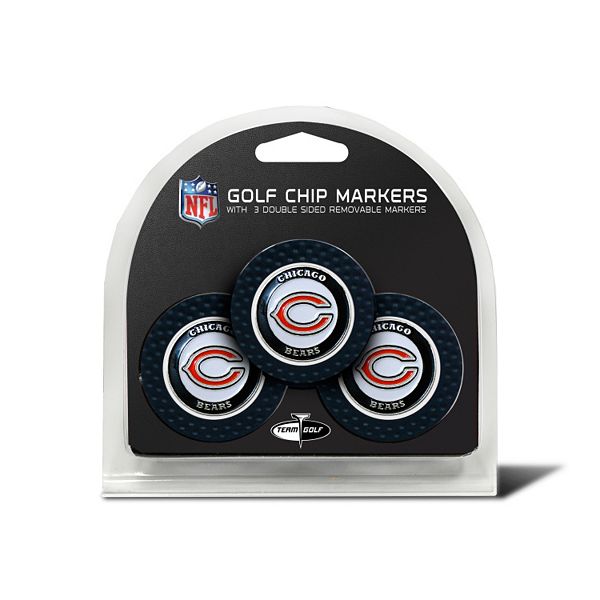 Team Golf Chicago Bears 3pack Poker Chip Ball Markers