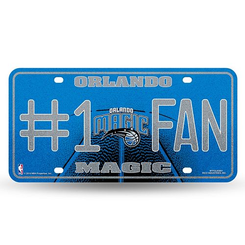 Orlando Magic #1 Fan Metal License Plate