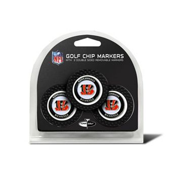 Team Golf Cincinnati Bengals 3-pack Poker Chip Ball Markers