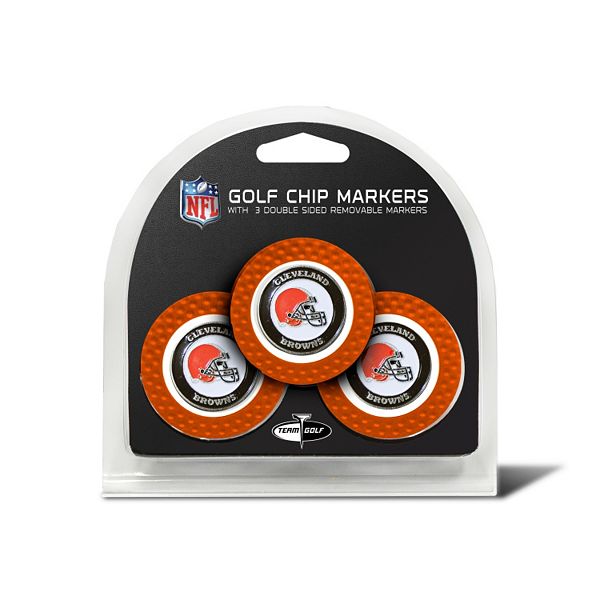 Team Golf Cleveland Browns 3-pack Poker Chip Ball Markers