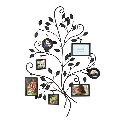 Melannco 7-Opening Family Tree Collage Frame