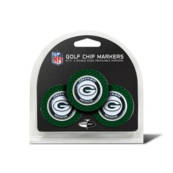 Team Golf Green Bay Packers 3-pack Poker Chip Ball Markers