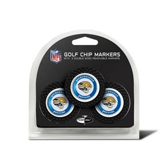 Team Golf Jacksonville Jaguars 3-pack Poker Chip Ball Markers