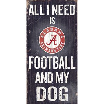 Alabama Crimson Tide Football & My Dog Sign