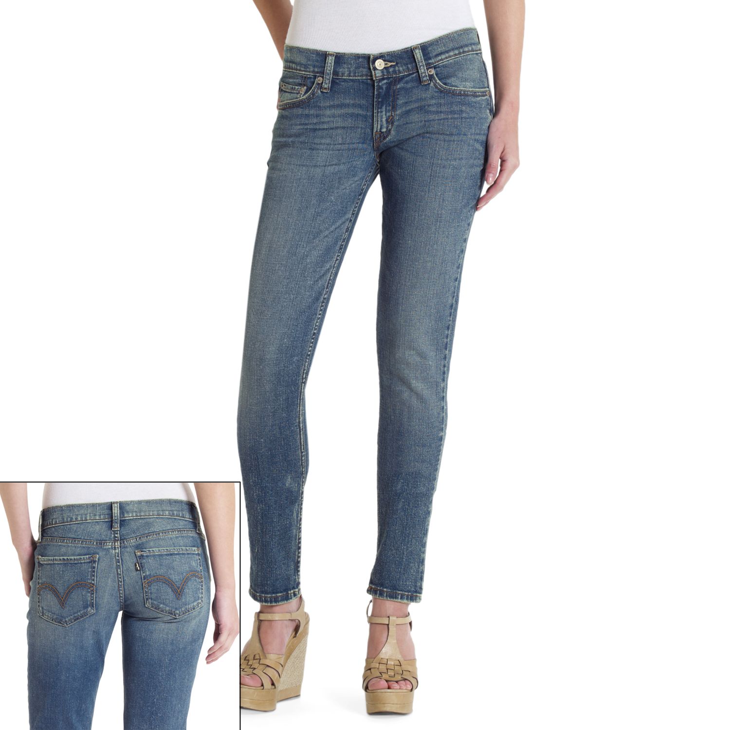 levi's 524 skinny low rise