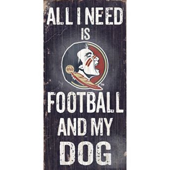 Florida State Seminoles Football & My Dog Sign