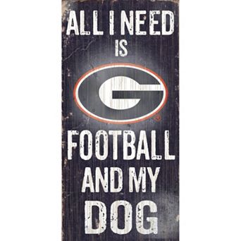 Georgia Bulldogs Football & My Dog Sign