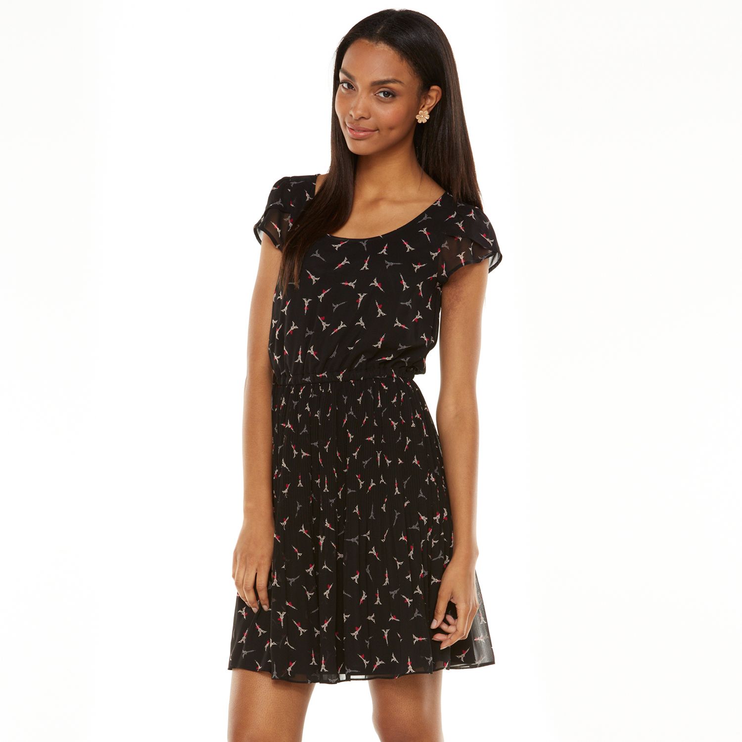 kohls chiffon dress