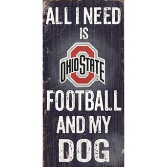 Ohio State Buckeyes Football & My Dog Sign
