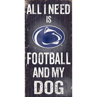 Penn State Nittany Lions Football & My Dog Sign