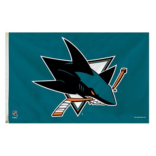 San Jose Sharks Teal Banner Flag