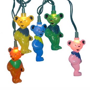 Kurt Adler Grateful Dead Bears 12 pc Light Set