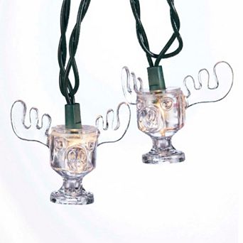 Kurt Adler National Lampoon Christmas Vacation Moose Mug String Light Set