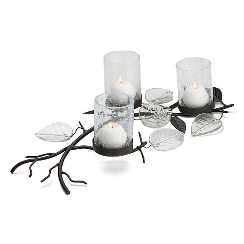 Mikasa Leaf 3-Votive Candleholder