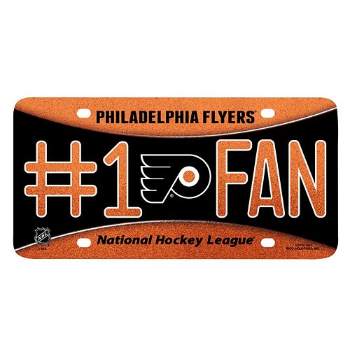 Philadelphia Flyers #1 Fan Metal License Plate