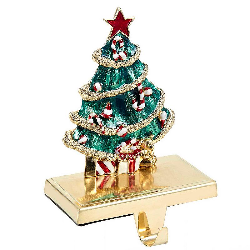 Kurt Adler Christmas Tree Stocking Holder, Multicolor