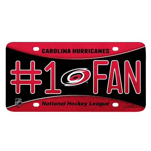 Carolina Hurricanes #1 Fan Metal License Plate