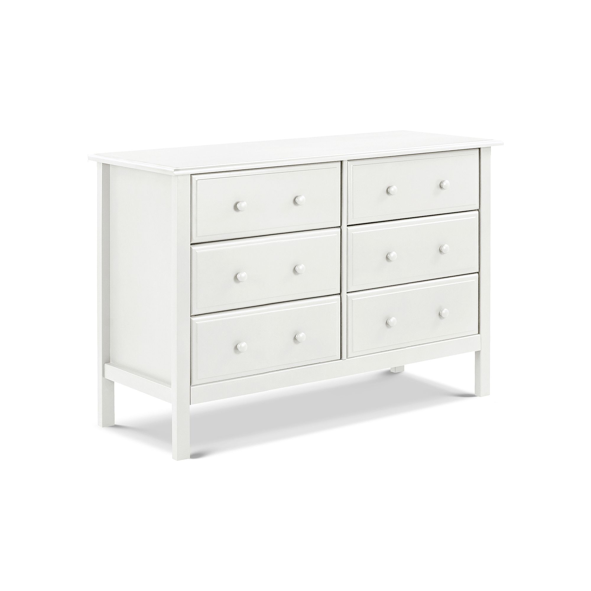 DaVinci Jayden 6-Drawer Double Wide Dresser, White