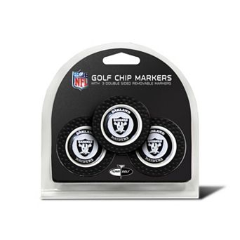 Team Golf Oakland Raiders 3-pack Poker Chip Ball Markers