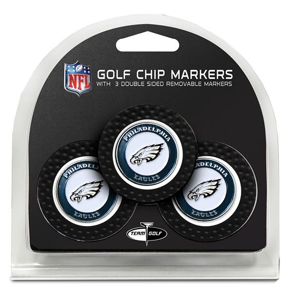 Team Golf Philadelphia Eagles 3pack Poker Chip Ball Markers