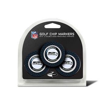 Team Golf Seattle Seahawks 3-pack Poker Chip Ball Markers