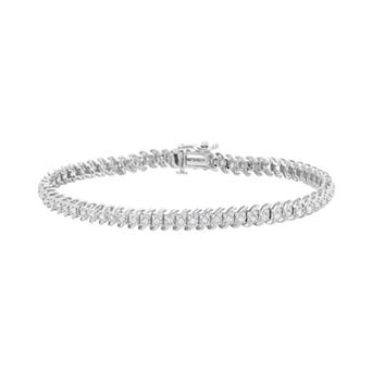 HDI 1 Carat T.W. Diamond 10k Gold Tennis Bracelet