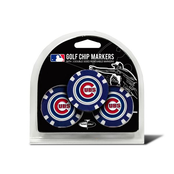 Team Golf Chicago Cubs 3-pack Poker Chip Ball Markers
