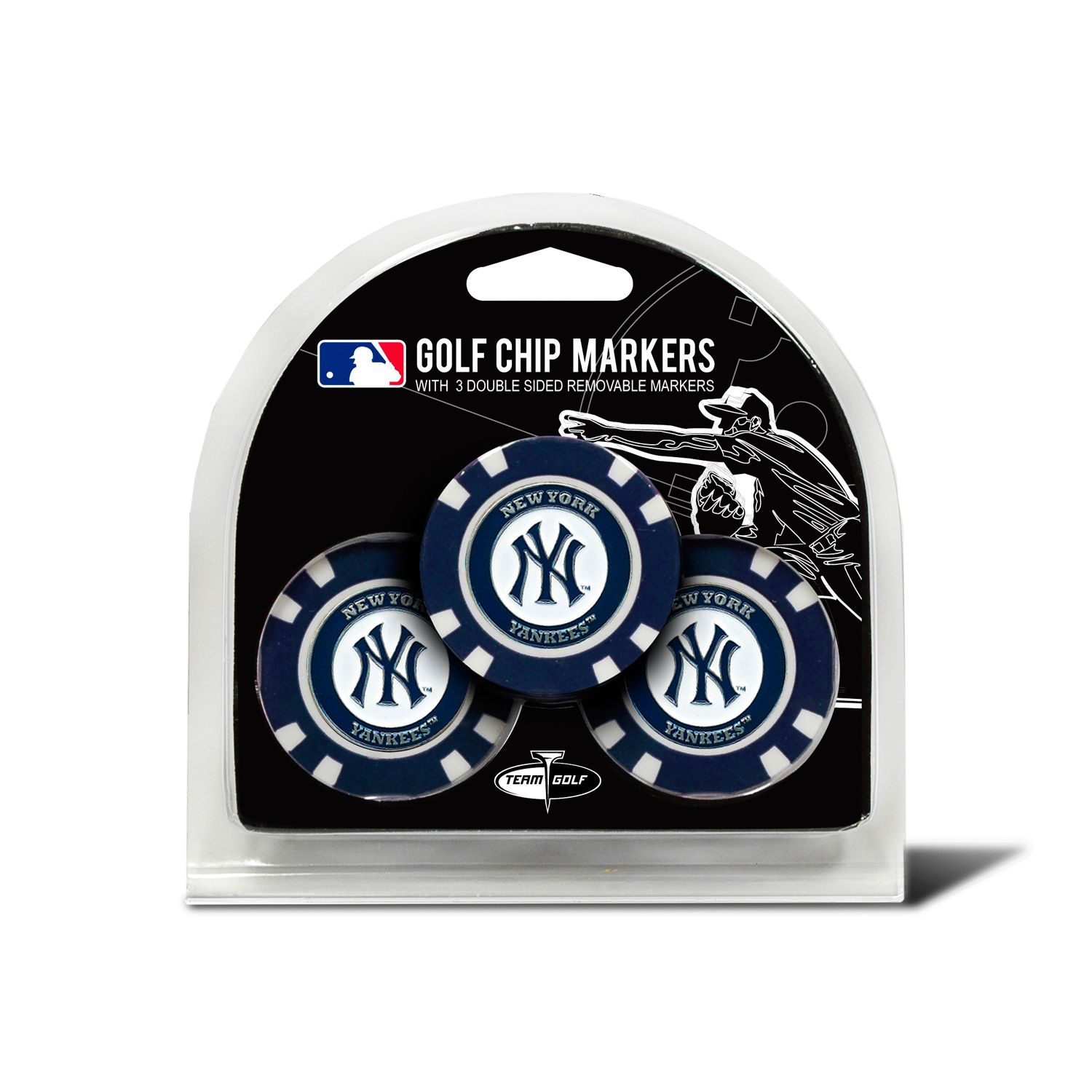 New York Yankees MLB Golf Ball Markers 4-Pack