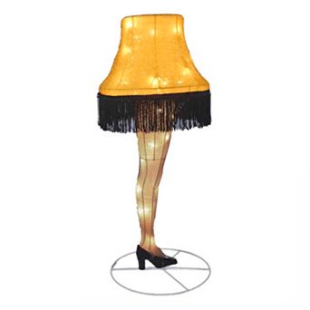 Kurt Adler A Christmas Story Lighted Leg Lamp Christmas Decor - Indoor & Outdoor