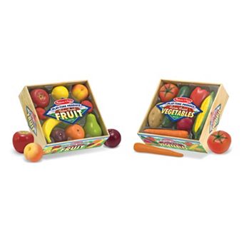 Melissa & Doug Fruits & Vegetables Play-Time Set