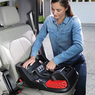 Britax Infant Car Seat Base with SafeCenter LATCH Installation
