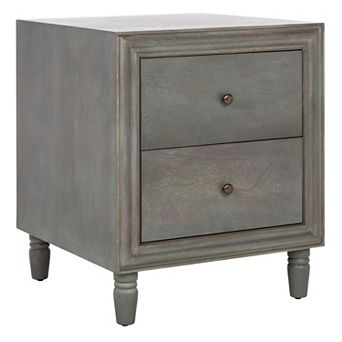 Safavieh Blaise Ash Gray Nightstand
