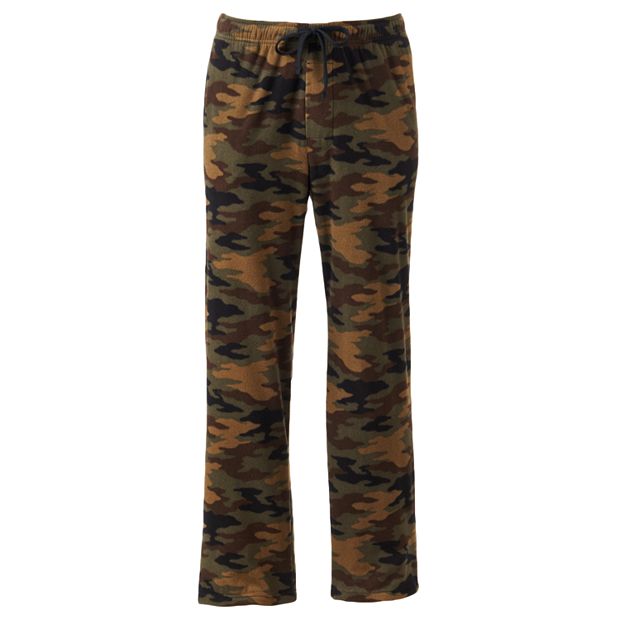 Croft Barrow Camouflage Microfleece Sleep Pants Men