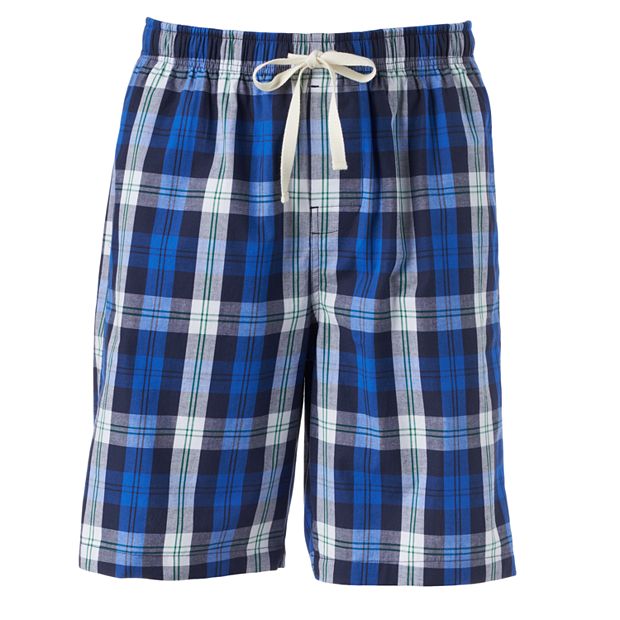 Croft Barrow Plaid Woven Jams Sleep Shorts Men