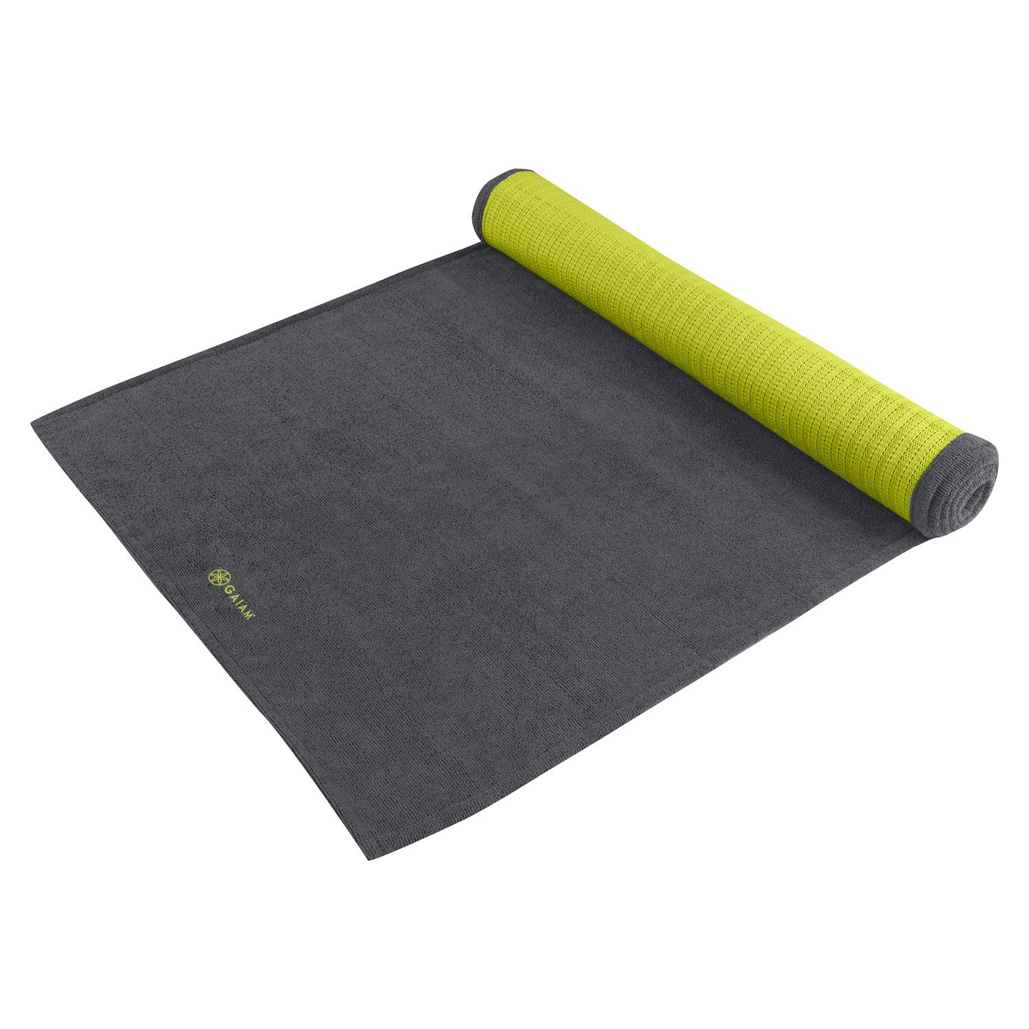 gaiam grippy yoga mat towel