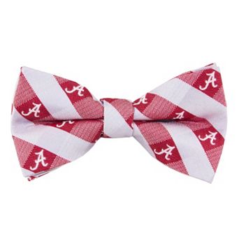 Alabama Crimson Tide Check Woven Bow Tie
