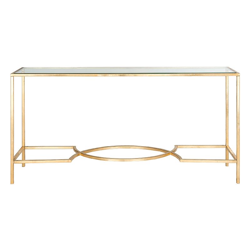 SAFAVIEH Inga Console Table Gold / Clear