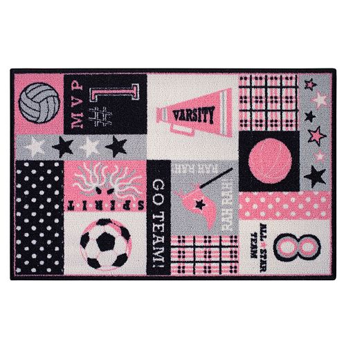 Brumlow Mills Game Time Sports Rug – 3’3” x 5’4”