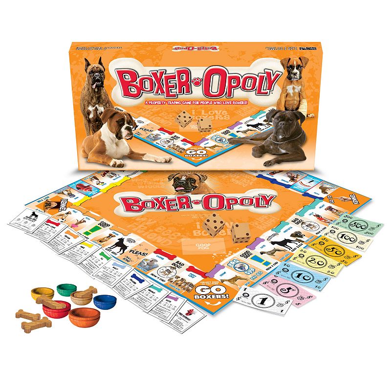 Dog-Opoly Board Game, Multicolor