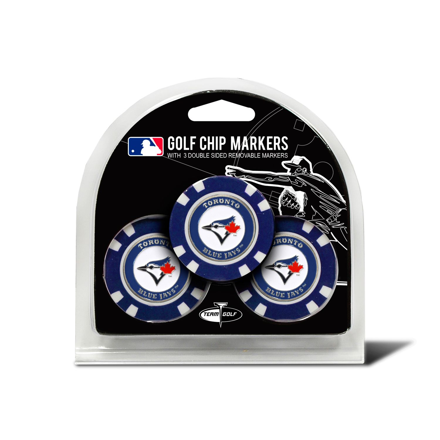 Toronto Blue Jays Cap Clip with 2 Golf Ball Markers