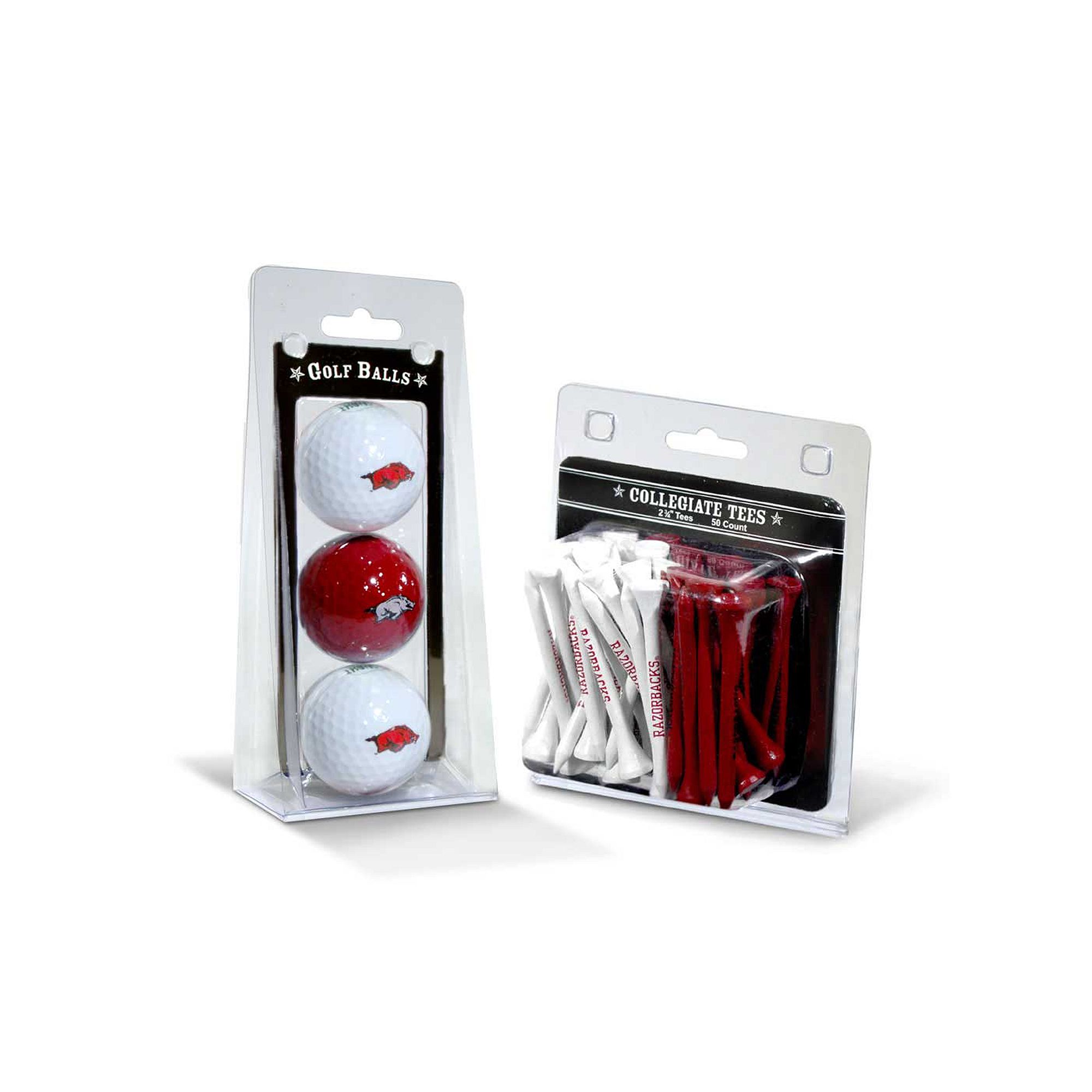 Team Golf Arkansas Razorbacks Golf Ball & Tees Set