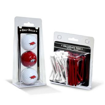 Team Golf Arkansas Razorbacks Golf Ball & Tees Set