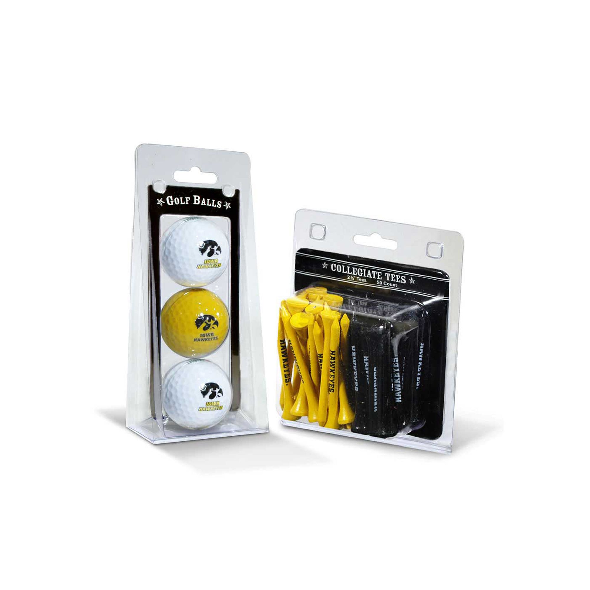 Team Golf Iowa Hawkeyes Golf Ball & Tees Set