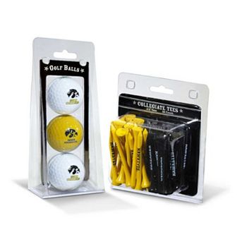 Team Golf Iowa Hawkeyes Golf Ball & Tees Set