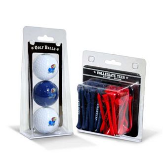 Team Golf Kansas Jayhawks Golf Ball & Tees Set