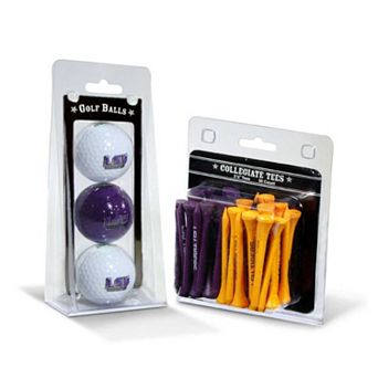 Team Golf LSU Tigers Golf Ball & Tees Set