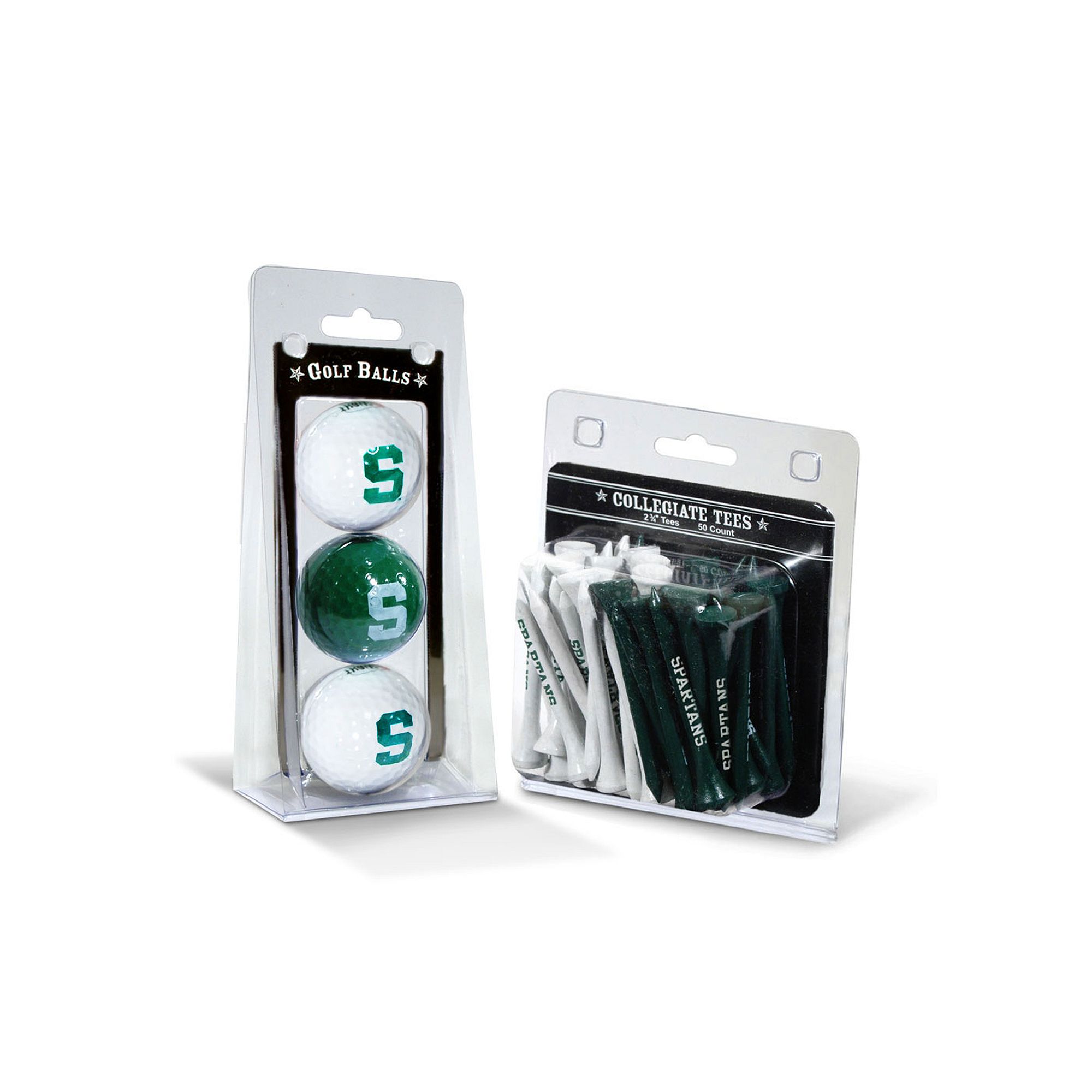 Team Golf Michigan State Spartans Golf Ball & Tees Set